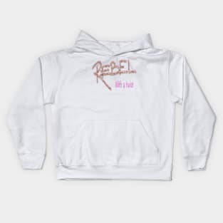 Rebel, with a twist Kids Hoodie